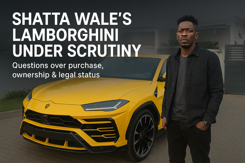What’s Really Going On With Shatta Wale’s Lamborghini Case